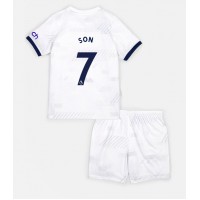 Tottenham Hotspur Son Heung-min #7 Hjemme Trøje Børn 2023-24 Kortærmet (+ Korte bukser)